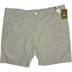 Wrangler‎ Outdoor Relaxed Fit Men's 48 Cargo Shorts Stretch 8" Inseam Above Knee